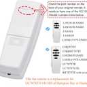 HD5 Ceiling Fan Remote Control Replacement for Hampton Bay Fan-HD UC7078T CHQ7078T Fan-HD5 Standard-RR7079T