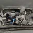 IMACONE Chafing Dish Buffet Set 6 Packs, 5QT Round& 8QT Rectangle Stainless Steel Chafer for Catering, Chafers and Buffet Warmer Sets w/Food & Water Pan, Lid, Fuel Holder for Event Party Holiday