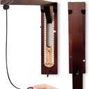 SWOOC Games - Hideaway Hook and Ring Game On A String - Weather Resistant & Easy Setup - Man Cave Games - Wall Activity for Game Room - Wall Ring Toss Fun for Adults - Bar Activity