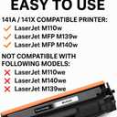 Compatible 141A Toner Cartridge Replacement for Laserjet M110w MFP M139 M140w Printer, Black Toner, High Page Yield Up to 950 Pages (1410A 1Pack)