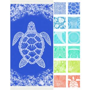 Vikumond Thin Turkish Beach Towel Lightweight Soft Cotton Extra Sand Free Sandproof Absorbent Quick Dry Towels Cloud Bath Pool Travel Compact Essentials Accessories for Adult Gifts, XL (79x36 In,200x90 Cm)