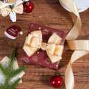 4 x Cream 2.5 Inch 25 Yards Satin Wired Ribbon for Gift Wrapping,Bows Making,Home Decor,Wreaths,Garland,Crafts,Christmas Tree Bows (Ivory)