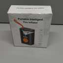 Tire Inflator Portable Air Compressor for Car Tires, 2X Fast Cordless Air Pump with Car Tires Pressure Gauge, 150 PSI Portable Tire Inflator for Car Bike Motorcycle (Orange, Big)