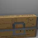 COMHOMA Adjustable Overbed Bedside Table with Lockable Wheels, Pneumatic Mobile Standing Laptop Desk, Small Standing Desk Portable Rolling Overbed Table Hospital Home Use(28" W x 16" D, White)