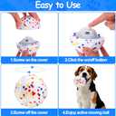 Mity rain Interactive Dog Toys - E-TPU Bouncy Ball for Small Medium Large Puppy Pet, Moving Balls for Dogs Enrichment, Motion Activated Toys that Keep Them Busy & Move on Its Own White