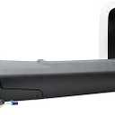 Driver Left Side Door Towing Mirror Chrome Back Cover Power and Heated Glass with Turn Signal Light and Puddle Light Manual Folding and Temperature Sensor For Ram 1500 2500 3500 2009-2018