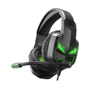 EKSA Fenrir S Gaming Headset with Microphone, Noise Cancelling Mic, Comfortable Ear Pads, 50 mm Drivers, RGB Light, One Key Control, Gaming Headphones for PC, Xbox, PS4, PS5, Switch, Controller