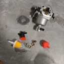 AM135089 Carburetor Compatible with John Deere 107H 125 L111 L118 L120 LA120 LA130 S2046 X140(for some models) S/N below 023204 699807 697722 406577 407577 Carb