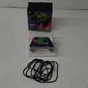 PDP Gaming REMATCH GLOW Enhanced Wired Controller: Licensed Xbox Series X|S Gamepad, Xbox One, Windows PC, Mappable Back Buttons, Audio Control, Customizable Companion App: Space Dust Glow in the Dark