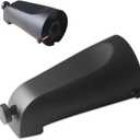 Mixet Slip on Diverter Tub Spout Fit 5/8 OD Pipe (1/2" Nominal), 5-1/2" Long (1-1/2" Minimum to 2-1/2" Maximum), Easy to Install, Matte Black