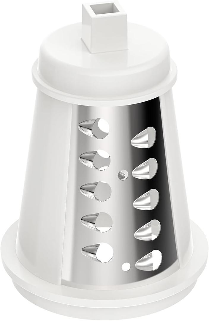 Shred Cone for Presto Regular Salad Shooter Models 02910 02980, Cheese Grater Replacement Parts for Shredding Cheese, Vegetables and Fruits (Square Plug)