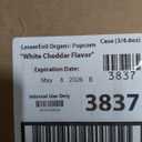LesserEvil No Cheese Cheesiness Organic Popcorn, Premium Quality, Minimally Processed, No Vegetable Oil, 4.6 Oz, Pack of 3, BBD 05/08/2026