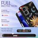 for Moto G 5G 2024 Case Women - Cute Girls Phone Cover Girly Kawaii Aesthetic Unique Design Sun Stars Heavy Duty Protective Shockproof Military Grade Teens for Motorola Moto G 5G 2024 Cases