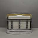 Foldable Box, Enclosed Potty with Scoop, Front Entry Top Exit Cat Litter, Closed Smell Proof Anti Splashing, Drawer Type Cat Litter Easy to Clean