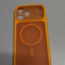 TOCOL for Phone 17 Pro Max Phone Case, Built-in Magnetic Ring, Compatible with Magsafe, Full Camera Protection, Translucent Matte Phone Case for 17 ProMax 6.9 inch (Orange)