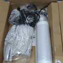 SIBRILLE Floor Lamp with Linen Shade, Dimmable Tall Standing Lamp with Remote Control & 3 Color Temperatures, Modern Corner Floor Lamps for Living Room Bedroom Office, 9W LED Bulb Included (Beige)