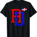 Dominican Republic RD Flag Pride-Dominican Tees T-Shirt Small