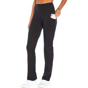 Marika Women's Eclipse Tummy Control Bootleg Pant (Medium, Black)