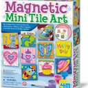 4M Magnetic Mini Tile Art, Art & Crafts DIY Kit, For Boys & Girls Ages 8+