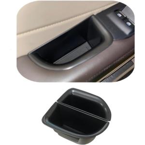 Front Row Door Side Storage Box Compatible with Lincoln MKC 2015 2016 2017 2018 2019 Armrest Phone Container Door Organizer Handle Pocket ABS Tray Insert Glove Pallet