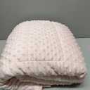 Alomidds Weighted Blanket (60"x80",20lbs Queen Size - Pink), Weighted Blankets for Adults, Breathable Soft and Comfort Minky, Heavy Blanket Microfiber Material with Glass Beads