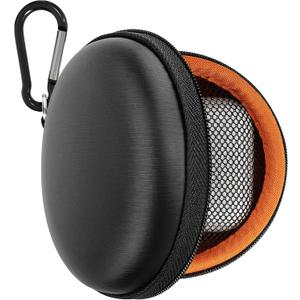 Geekria Shield Earbuds Case for in-Ear Headphones, Replacement Hard Shell Travel Carrying Bag with Cable Storage, Compatible with JayBird, Bose SoundSport, Jabra, Huawei Headsets (Black)