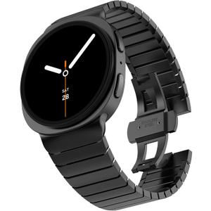 KADES Stainless Steel Band Compatible with Galaxy Watch 8 Classic 46mm, Ultra 47mm, Watch 8/7/6/5/4 40mm/44mm, 6/6 Classic/5 Pro 43mm/47mm/45mm/42mm/46mm, Classic Business Band for Galaxy Watch