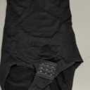 Nebility Womens' Waist Trainer Seamless Round Neck Tummy Control Shapewear Bodysuit (Medium-Large, Black)