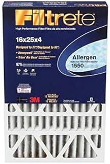 3M Filtrete Ultra Allergen Healthy Living Deep Pleat Furnace Filter - 16x25x4