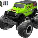 STEMTRON Amphibious Remote Control Car 2.4GHz 1:20 All Terrain Off-Road RC Car Remote Control Boat Gifts for Kids Boys Green