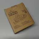 LEVERLOC Soap Holder Dish with Hooks for Shower, Bar Suction Cup Soap Tray Wall Mounted, Rustproof Stainless Steel Sponge Holder Caddy for Bathroom Bathtub Kitchen Sink, Brown (1 Tire)