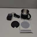 COSORI Coffee Mug Warmer & Mug Set for Desk, Cup Heater, Office & Christmas Gifts, 1F Precise Temperature Control, Touch Tech & LCD Digital Display (77-194), 304 Stainless Steel, Silver/Black (17 Ounces)