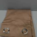 RYB HOME Extra Wide Outdoor Curtains 2 Panels - UV Protect Waterproof Privacy Outside Curtains for Patio Gazebo Balcony Lanai Pavilion Pergola Deck, Wide 105 x Long 108 inches, Mocha