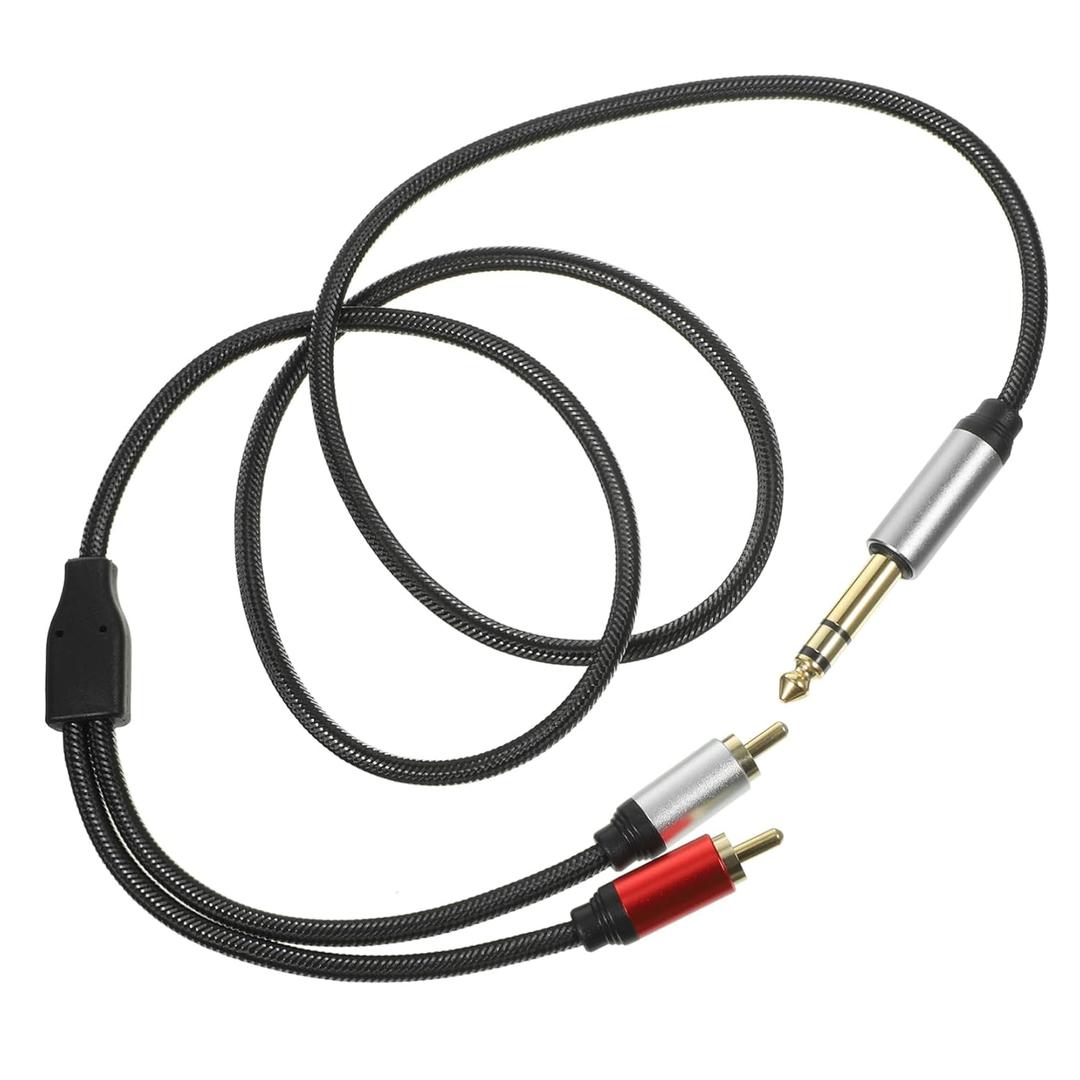  Guitar Speaker Audio Cable Replacement Audio Cord Audio Transferring Cable Earphone Adapter Earphone Converter Audio Converter Cable
