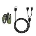 MEROM for Jugbow Dog Shock Collar Charger Replacement, Power Cable for Training 2-in-1 Magnetic Charging and USB Type C Cord