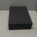 5 Row Trading Card Storage Box, 3800+Bulk Card Organizer Box with 20 Dividers & 5 Supporters, Graded Card Deck Box for YuGiOh, MTG, TCG with Double Lid Black/Red