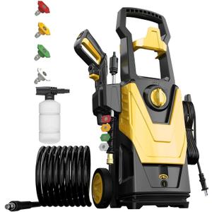 Pressure Washer -5000PSI Power Washer with 4 Quick Connect Nozzles, Foam Cannon for Cars Home Cleaning