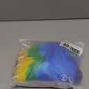 ZAFUL Women's High Waisted Tankini Swimsuit Scoop Neck Ruched Bikini Set Sporty 2 Piece Bathing Suit (Medium, Colourful)