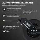 Retractable Air Hose Reel, 3/8 IN x 50 FT Hybrid Air Hose Max 300 PSI, Air compressor hose reel with 5 ft Lead in, Ceiling/Wall Mounted air hose reel,Heavy Duty air tool