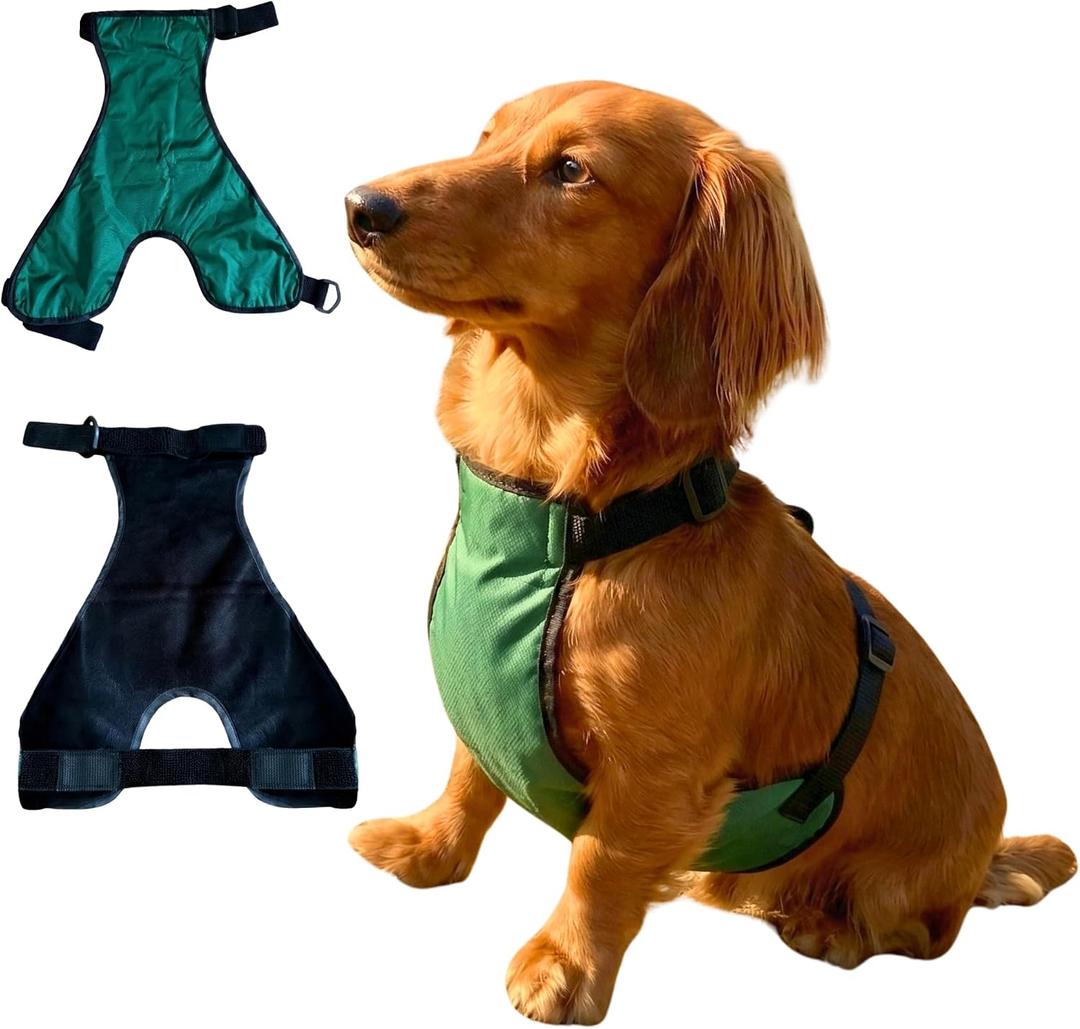 Dog Belly Protector Waterproof Halter Top for Outdoor Exercise Soft Comfy Inner Fluff Prevent Dirty Belly Suitable for Rainy Day Prevent Mug & Dirt (Boy/Male, Medium)