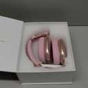 Wentronic Y02 Active Noise Cancelling Headphones,60H Battery,5 EQ Music Modes,Hi-Res Audio,Deep Bass,Foldable Wireless Over Ear Bluetooth 5.4 Headset,Breathable Leather Earpads (Pink)