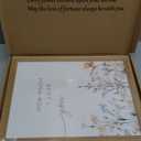 Wood Framed Wildflower Nursery Wall Art Set of 2, Boho Flower Botanical Wall Decor Paintings, Baby Girl Nurseries Pictures Posters Prints for Nursery Baby Room Bedroom Home Decoration 12x16 Inch