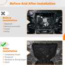 Engine Splash Shield Case Guard Compatible with Nissan Sentra 2020 2021 2022 2023 2024 Engine Cover Mud Flaps