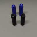 4Pcs Bike Pegs Aluminum Alloy Anti-Slip Bicycle Foot Pegs for BMX Mountain Bike Cycling Rear Stunt Pegs Fits 3/8 inch Axles Easy Install (Blue)