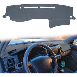 Dashboard Cover Custom Fit for 2003 2004 2005 2006 2007 2008 2009 Lexus GX470 Dash Cover Mat Pad Carpet(Dark Gray)