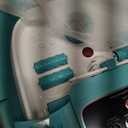 HOSPAN Collapsible Foot Spa with Heat, Bubble, Red Light, and Temperature Control, Foot Bath Massager with 8 Shiatsu Massage Rollers, Pedicure Foot Spa for Relaxation - FS01A (Sky Blue)