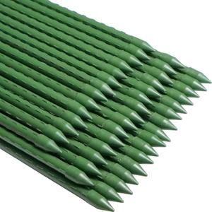 WAENLIR Garden Stakes 36 inch 3ft 30PACK, Sturdy Plant Metal Sticks Support Tall, Plastic Plant Stakes,Tomato Stakes, Tree Stakes