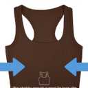 Sports Crop Tank Tops for Women Cropped Workout Tops Racerback Running Yoga Tanks Cotton Sleeveless Gym Shirts (Brown, XS)