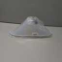 Drift Guard with Flat Sprayer Nozzle,Prevents Drift of Fine Droplets,for Use with Backpack Sprayer Small Drift Guard (clear, 38CM-2PCS)