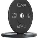 CAP Barbell Olympic Rubber Bumper Plates, 30 lb